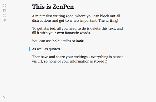 在线编辑器 ZenPen