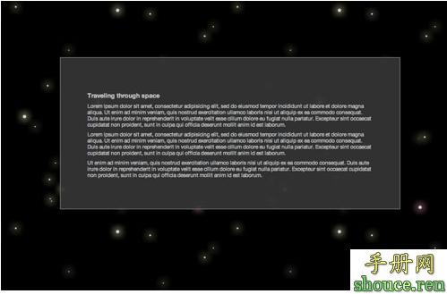 不通过JavaScript实现的自动滚动视差效果