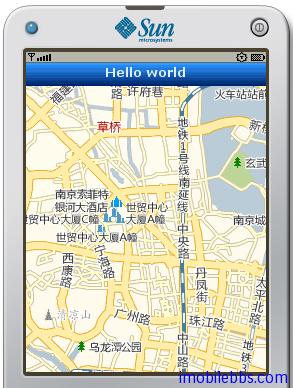 LWUIT引路蜂地图开发示例：第一个地图应用