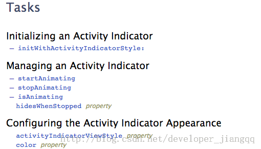 IOS学习笔记(八)之UIActivityIndicatorView(活动指示器视图)的基本概念和使用方法