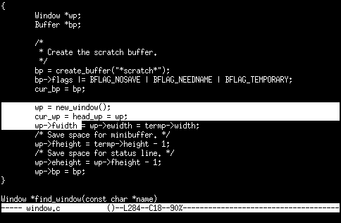 Emacs 文本编辑器的克隆 GNU Zile